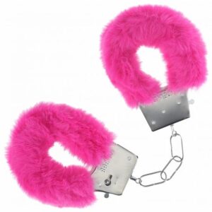 OUCH! CLASSIC FLUFFY HANDCUFFS PINK
