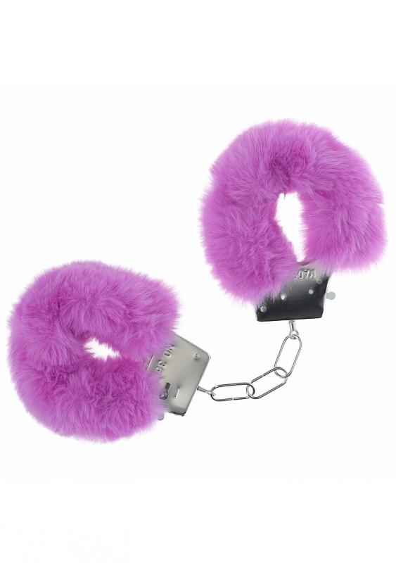 OUCH! CLASSIC FLUFFY HANDCUFFS PURPLE