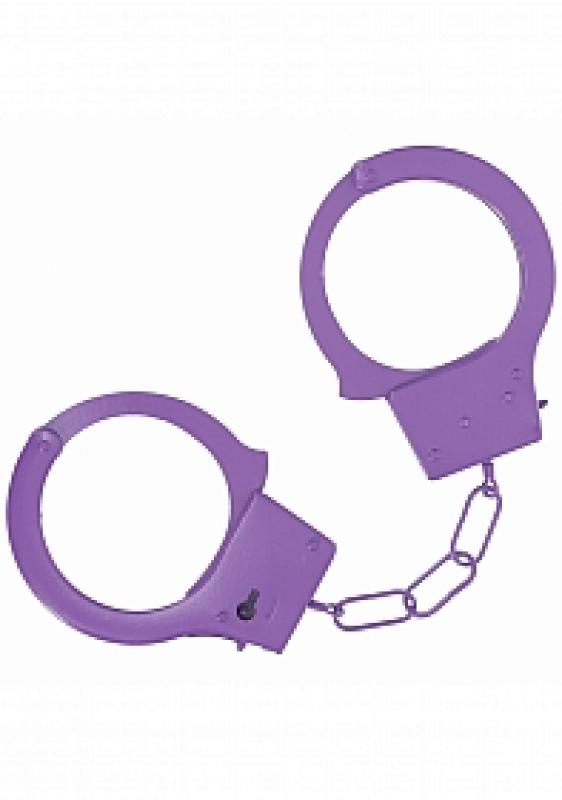 OUCH! CLASSIC METAL HANDCUFFS PURPLE