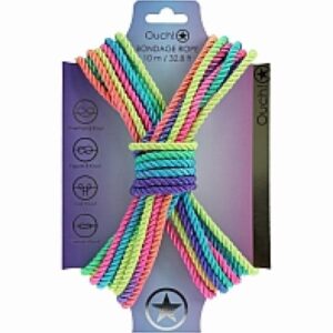 OUCH! BONDAGE ROPE 10 METERS MULTICOLOR 2