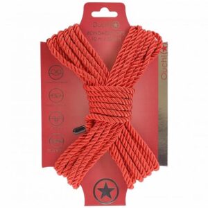 OUCH! BONDAGE ROPE 10 METERS RED