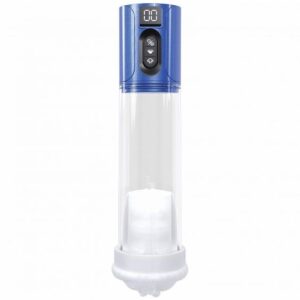 PUMPED HYPERLIFT MASTURBATOR SUCTION METALLIC BLUE