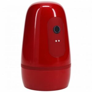 PUMPED VIBROBATOR MASTURBATOR SUCTION METALLIC RED
