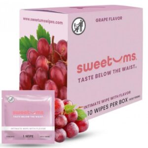 SWEETUMS GRAPE FLAVORED WIPES 10 PC