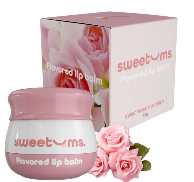 SWEETUMS SWEET ROSE FLAVOR LIP BALM