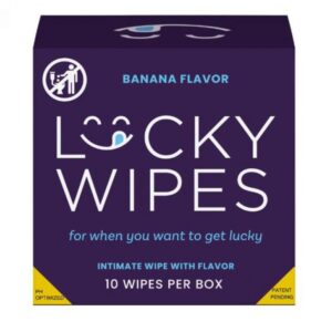 SWEETUMS BANANA FLAVORED WIPES FOR MEN 10 PC