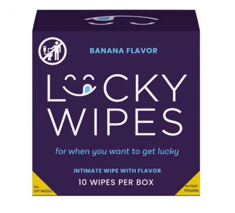 SWEETUMS BANANA FLAVORED WIPES FOR MEN 10 PC