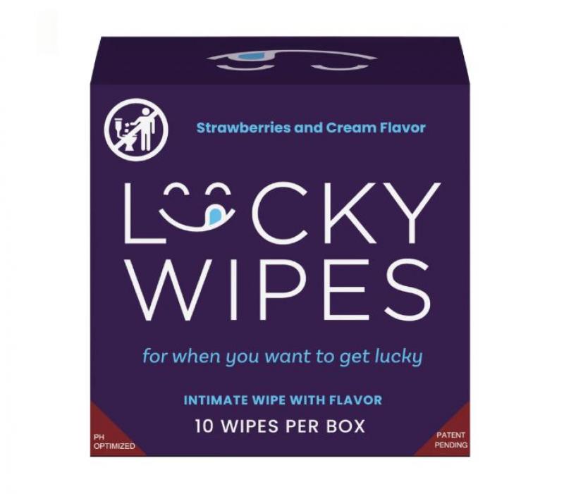 SWEETUMS STRAWBERRIES & CREAM FLAVORED WIPES 10 PC