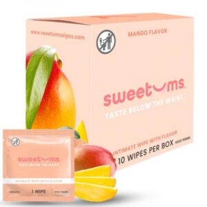 SWEETUMS MANGO FLAVORED WIPES 10 PC