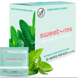SWEETUMS SWEET MINT FLAVORED WIPES 10 PC