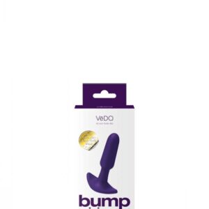 VEDO BUMP MINI RECHARGEABLE BUTT PLUG PURPLE