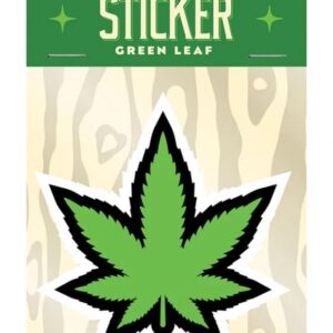 GREEN LEAF STICKER (NET)