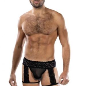 MIDNIGHT STRIDE GARTERS BLACK