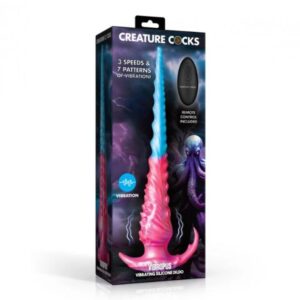 CREATURE COCK VIBROPUS VIBRATING SILICONE DILDO