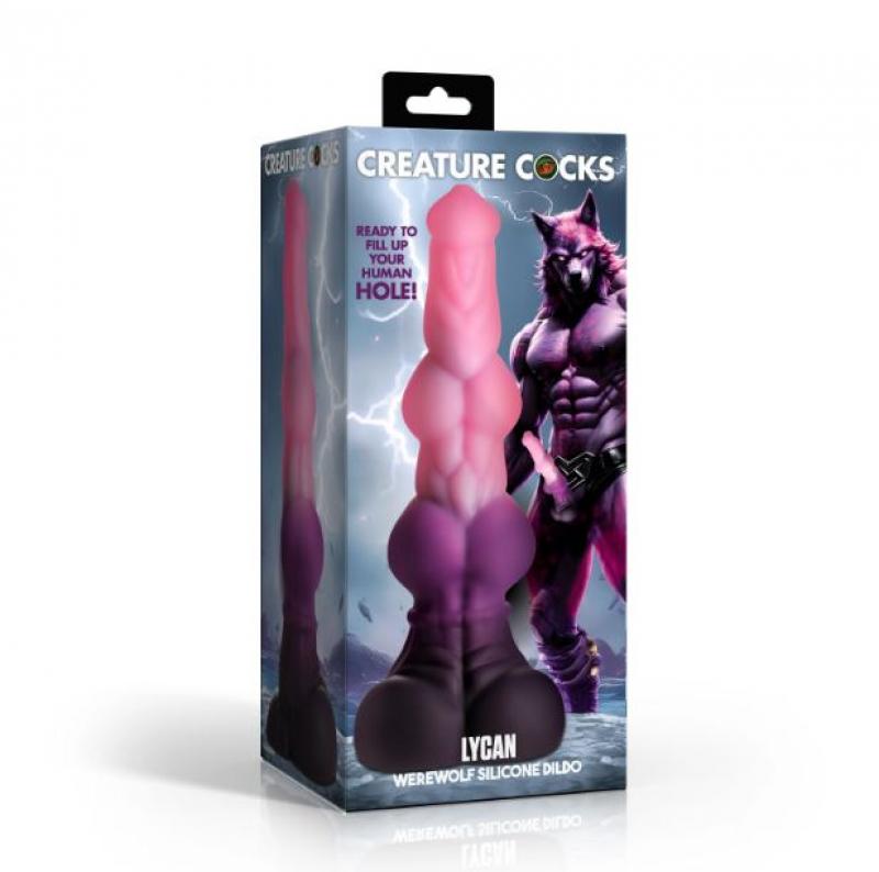 CREATURE COCK LYCAN WEREWOLF SILICONE DILDO