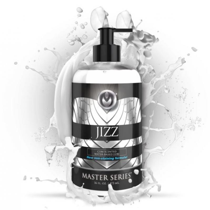 MASTER SERIES JIZZ CUM SCENTED WATER BASED LUBE 16OZ