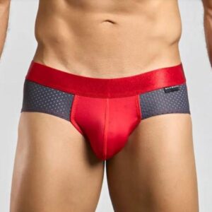 MALE BASICS SPOT BRIEF GRAY MEDIUM