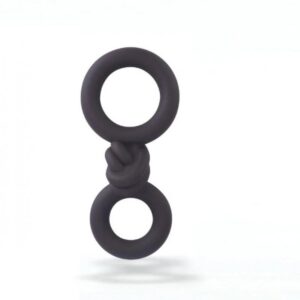 COOPER LIQUID SILICONE DUAL SUPER STRETCH C-RING CHOCOLATE