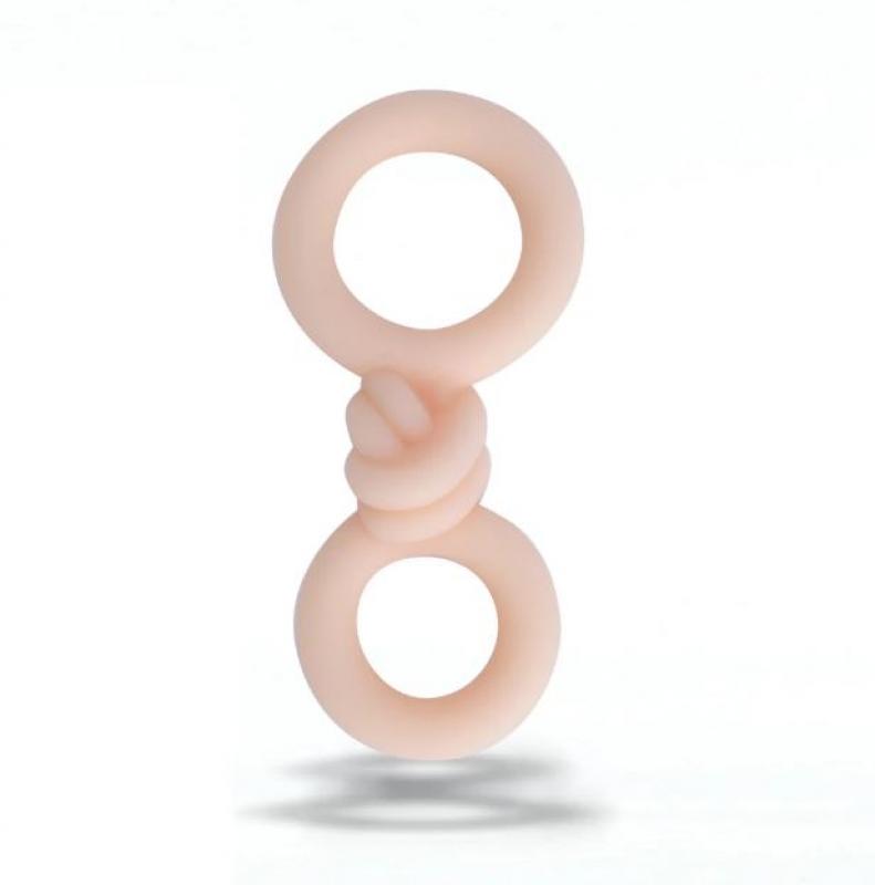 COOPER LIQUID SILICONE DUAL SUPER STRETCH C-RING VANILLA