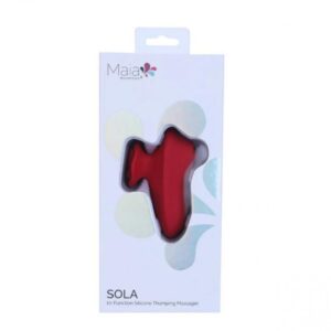 SOLA 10 FUNCTION SILICONE THUMPING MASSAGER RED