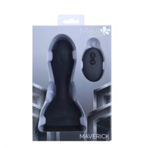 MAVERICK 10 FUNCTION INFLATABL ANAL PLUG BLACK